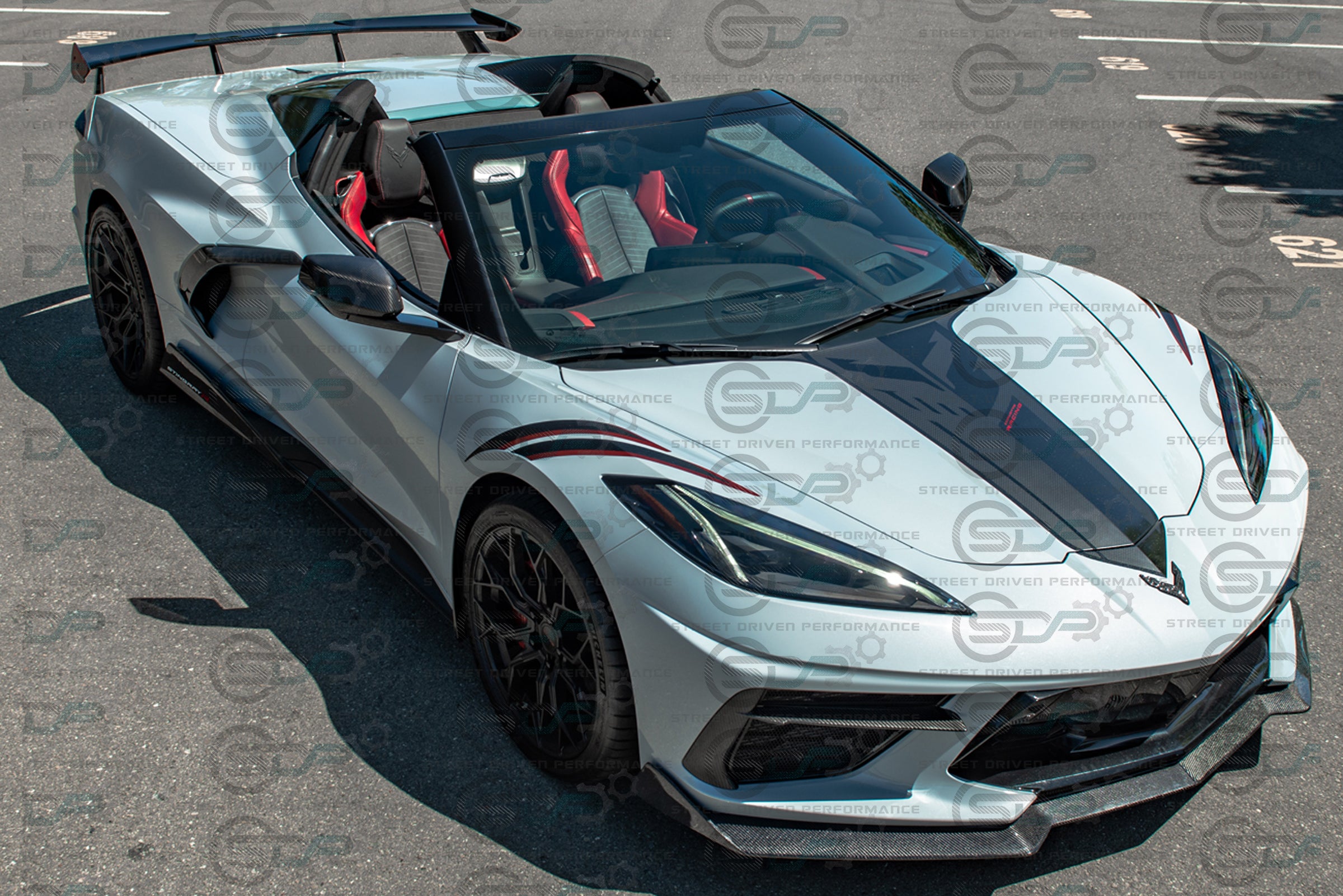 2020+ C8 Corvette Stingray & Z51 |"5VM Style" Splitter / Lip Ground Effects